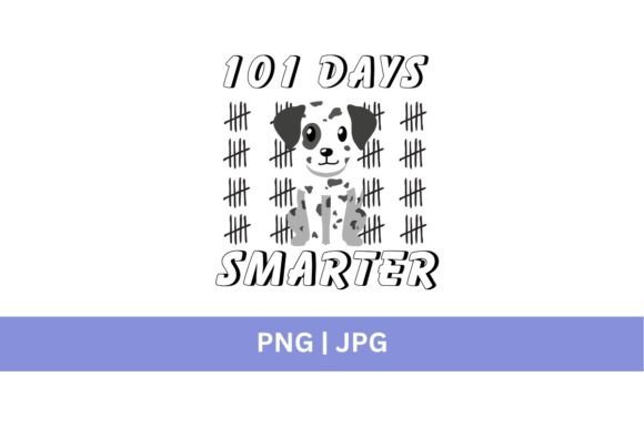 101 Days of School Dalmatian Dog Svg: A Playful Design Asset