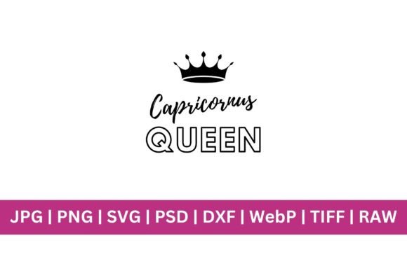 Capricornus Queen SVG: A Design Asset for Creative Projects