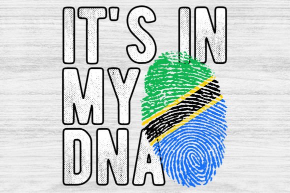 Celebrate Heritage with the It's in My DNA Tanzania Flag PNG