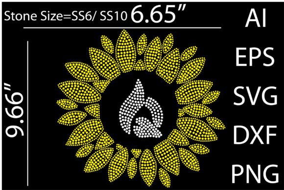 Printable Sunflower Rhinestone Templates: A Guide to Sparkling Design