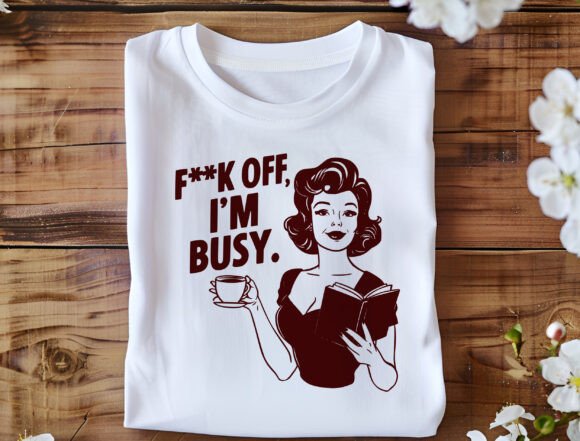 Sassy Retro Woman: Bold Sublimation Design for Book Lovers