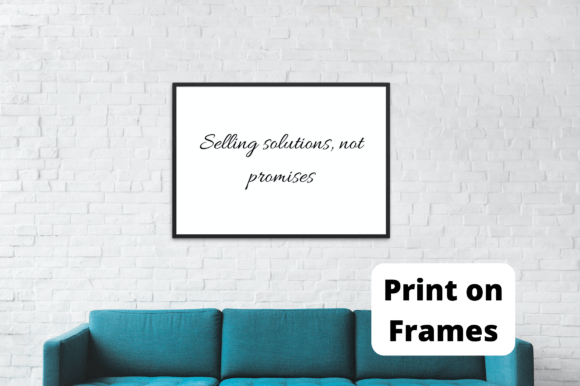 Selling Solutions Not Promises: A Premium Design Asset