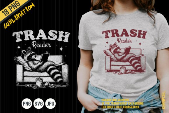 Unlocking the Charm of the Raccoon Reading Book Trash Reader Shirt
